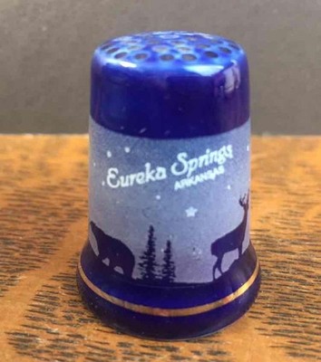 Eureka Springs Arkansas Large Sized Thimble Travel Souvenir Vintage