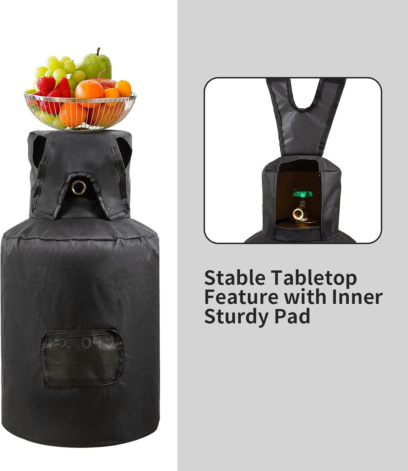 20lb Propane Tank Cover ,Ventilated Propane Gas Can Protection Covers, Heavy Dut