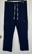FIGS Technical Scrub Pants Navy Cairo Cargo Navy Blue Men  s Small/Short PO 1899
