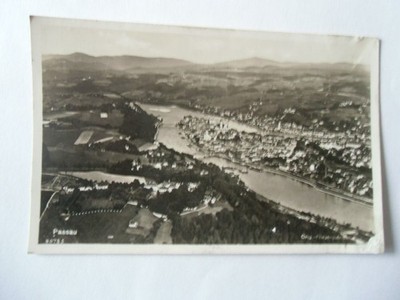 Ansichtskarte Passau 50/60er?? Luftbild