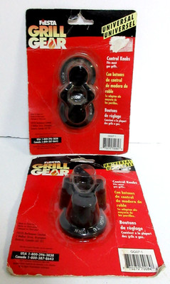 Fiesta Grill Gear Universal Grill Control Knobs / Lot Of 2 NIP / See Description