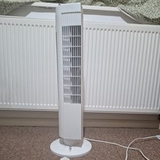 Status S32TOWERFAN1PKB 32` Oscillating Tower Fan - White