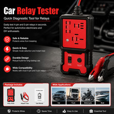 New Automotive Electronic Relay Car Relay Tester -4/5Pin 12V Car Diagnostic Tool