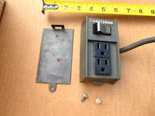 9-1208 On/Off Rocker Switch & Power Cord Craftsman 10" Table Saw 113.29903 Etc.