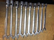 Snap-on Metric Fhom Saltus Flex Head Wrench 10mm-19mm 10pc Set Snap-on Metric Fhom Saltus Flex Head Wrench 10mm-19mm 10pc Set