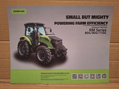 Zoomlion RM Series 804/904/1104 Brochure Tractor Tractor English