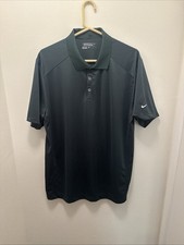 Nike Golf Tour Performance Dri-FIT Polo Shirt Mens XL Green Short Sleeve Swoosh