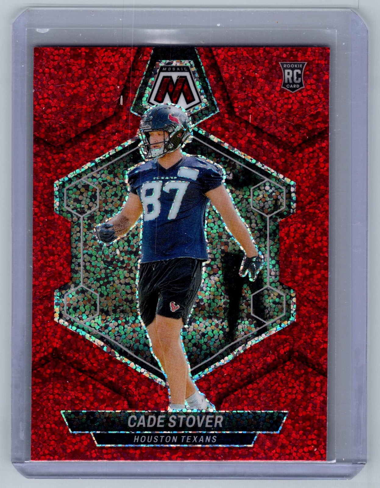 Cade Stover Panini Mosaic #384 Red Sparkle