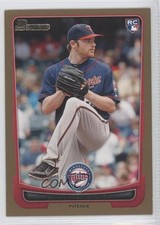 2012 Bowman Gold Border Liam Hendriks #208 Rookie RC 5x3
