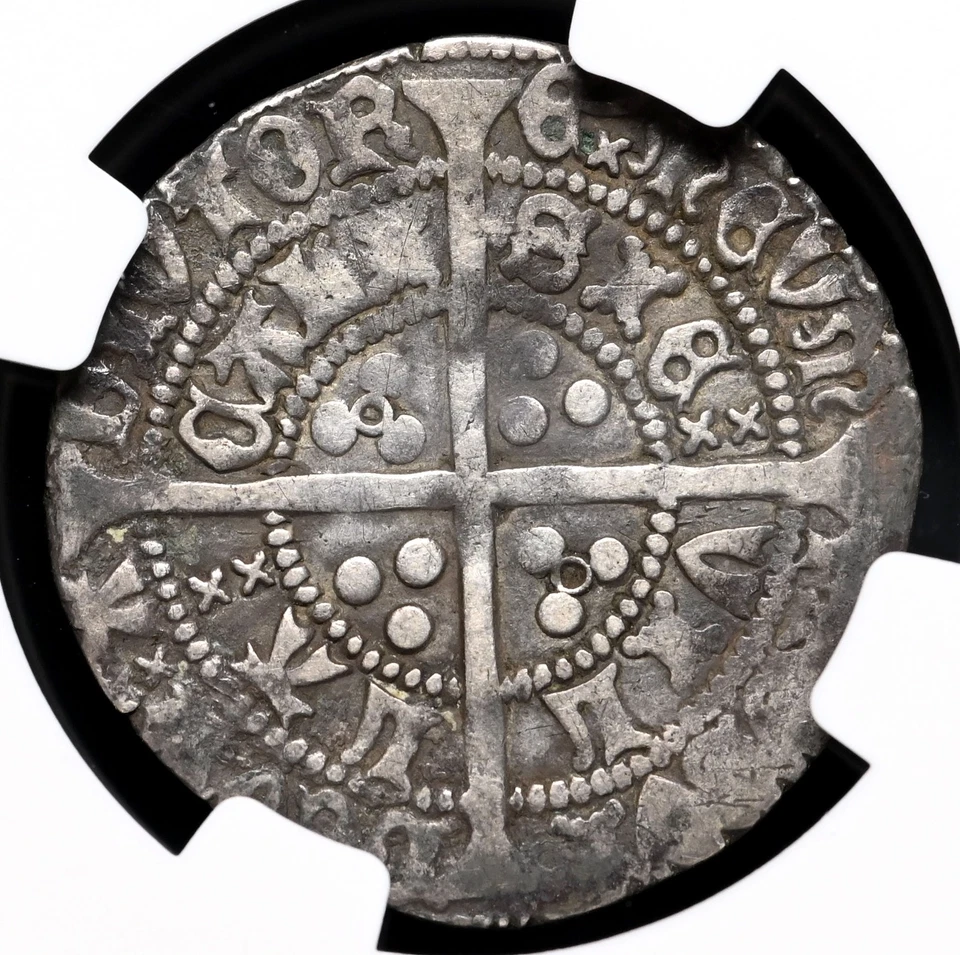 ENGLAND. Henry VI, 1422-1461, Hammered Silver Groat, Calais, S-1836, NGC F15 - Image 2 of 4