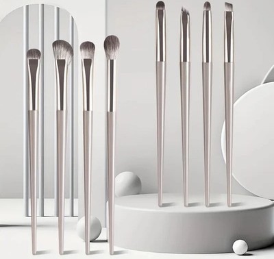 8-teiliges Augen Make-up Pinsel Set - Lidschatten, Augenbrauen, Eyeliner & Blending Pinsel