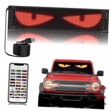 Dynamic LED Devil Eye Lights, Colorful Flexible Eye Lamp Soft Screen for Car