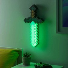 Minecraft Diamond Sword Light 15.7" 3 Modes USB-C or AAA Paladone NEW