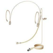 MIC-J 069 Earhook Headworn Headset Unidirectional Microphone with Shure Wirel...