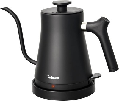 Electric Gooseneck Kettle 1.0L Stainless Steel Auto Shutoff 1200W