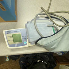 Omron HEM-711 Automatic Upper Arm Digital Blood Pressure Monitor w/ Cuff