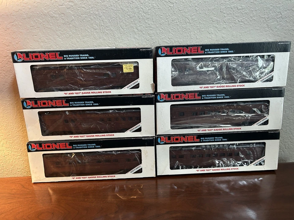 LIONEL PRR 6-18901 AA Alcos + 6 Passenger Cars - O Gauge - 1987 - NICE - C8 - Image 3 of 4