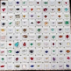 139 Pcs Estate Genuine Semi Precious Loose Mix Cut Multi Gems 100 Box Collection
