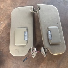 2008 2009 2010 Ford F250 F350 F450 Set Of Sun Visors Visor Tan Camel Homelink