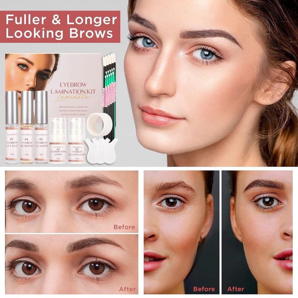 Brow Lamination Kit Professional DIY Eyebrow Lift for Fuller,Fluffy Long-Lasting - Image 4 of 4