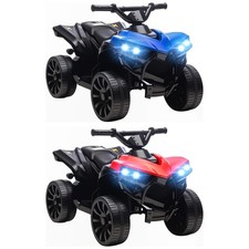AIYAPLAY Quad Elettrico per Bambini 37-72 Mesi 6V con Fari LED e Musica