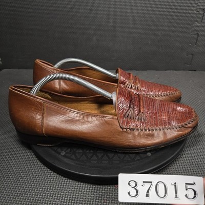 Magnanni Shoes Mens Size 12M Brown Genuine Lizard Tassel  display picture 1