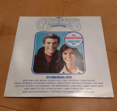 #ad The Carpenters Collection 22 Original Hits Double LP TV Advertised 2 Record Set C $25.00