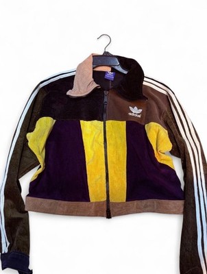 Vintage Adidas Jacket Custom Patchwork Corduroy Y2K Streetwear 1-of-1 Handmade 