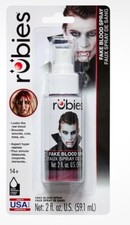 57 Bottles Fake Blood Spray Bottle 2oz Water Washable Made in the USA by Rubies