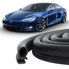 Automotive Door Weather Stripping Car Door Rubber Edge Trim Seal Strip 98Ft