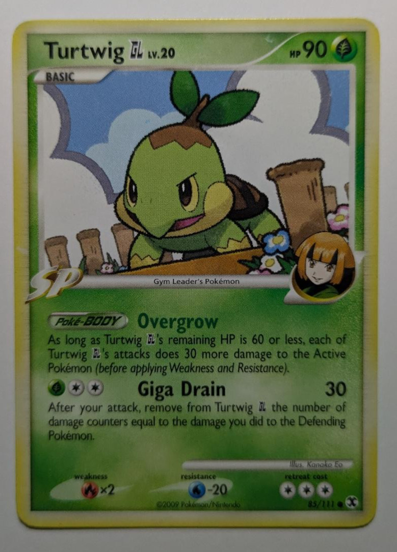 Turtwig GL 85/111 Common Rising Rivals Pokemon MP