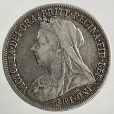 1899 Victoria Shilling Silver Coin | Fine Collectable Grade