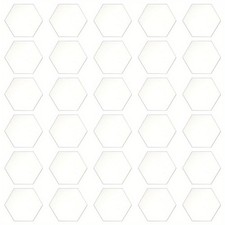 1box 30pcs Hexagon Acrylic Chassis Display Pedestals for Model Display