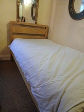 Single Bed. Wooden Frame. Good Quality