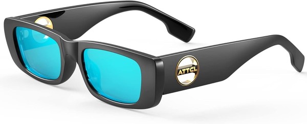 Polarisierte Damen Sonnenbrille Rechteckig Uv-Schutz Klobig Fashion Accessoire-image