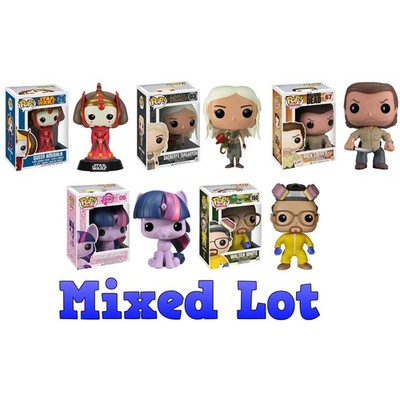 Funko POP! - Bulk Mixed Lot of 6 Figures (All Different)(4 inch) - New