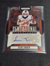 2025 Panini Prizm Draft Picks Sean Tucker Sensational Signatures Auto SS-SNT RC