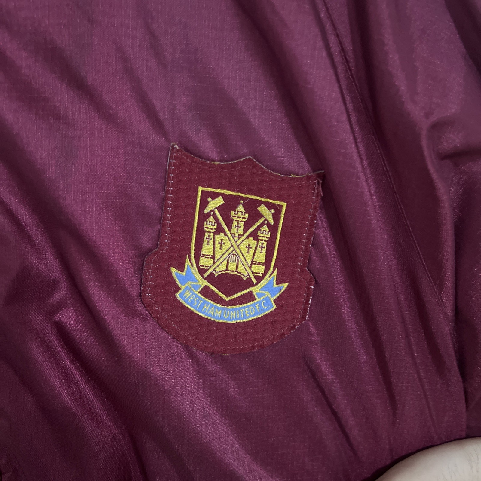 Giacca a vento vintage West Ham United Pony Track uomo M calcio allenamento