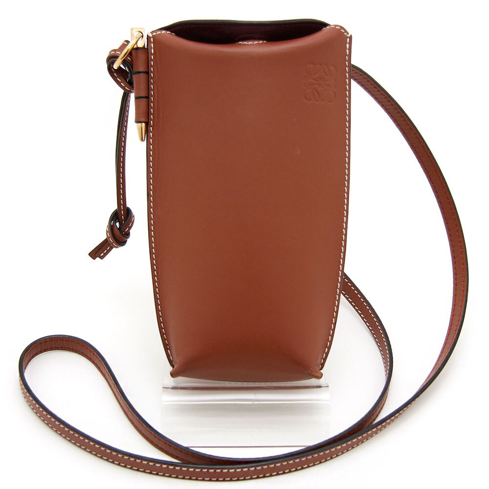 1点限り♪手元在庫!【LOEWE】GATE ショルダーバック C650Z42X34 Used Good Loewe Shoulder Bag Gate Gate Pocket Soft Calf Last
