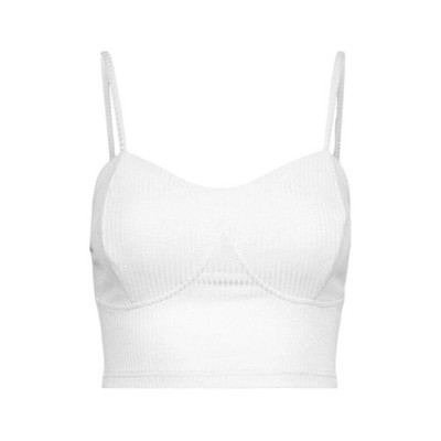 Noisy May Adele Crop Camisole White Size XL NWOT $29 MSRP