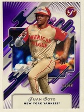 🔥 Juan Soto Purple Parallel All-Star # /99 2025 Topps Pristine Yankees #279 SP