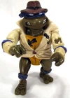 TMNT Donatello Undercover Trench Coat Figure Vintage Ninja Turtles Playmate 1990