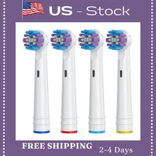 Replacement Toothbrush Heads for Oral-b, Compatible with Braun, 4 Pack