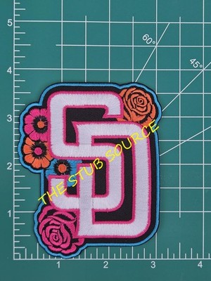 San Diego Padres SD Floral City Connect 2.0 Colors Embroidered Iron Sew On Patch