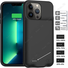 Battery Charger Case Power Bank For iPhone 17 16 15 14 13 12 11 X Charging Cover