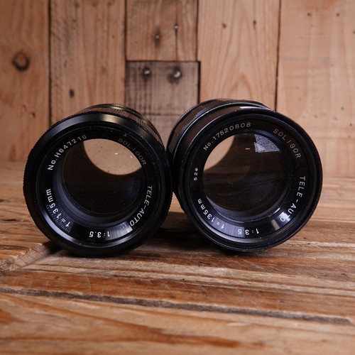 Bundle of 2 SOLIGOR 135mm f/3.5 Nikon Mount Standard Prime Camera Lens - Fungus - Picture 5 of 5