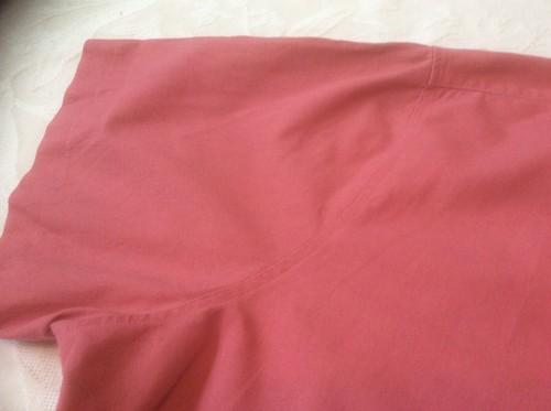 Kings' Court BIG Short Sleeve CORAL Button Down LINEN COTTON Dress Shirt 4XL - Picture 6 of 11