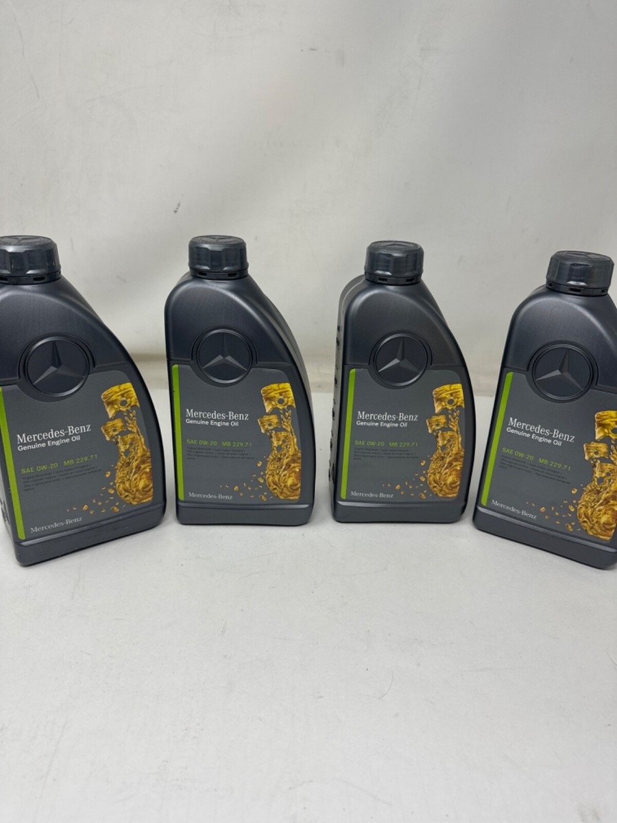 Genuine Mercedes-Benz 4X 1 L Engine Oil SAE 0W-20 MB 229.71