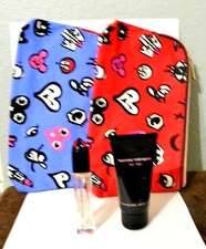 NARCISO RODRIGUEZ 10 ML (.33 OZ ) EDP SPRAY + 1.6 0Z LOTION C0SMETIC BAG