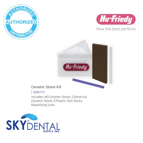 HuFriedy Instrument Sharpening Kit w/Ceramic / Arkansas Stone SSKITC